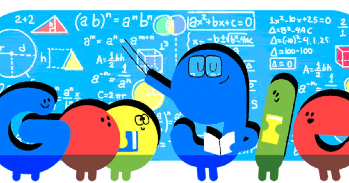 teachers day google doodle